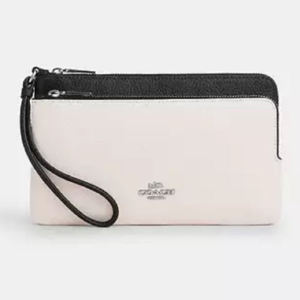 Coach Double Zip Wallet Wristlet